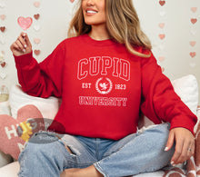 Load image into Gallery viewer, Cupid University Valentine&#39;s Day Sweatshirt
