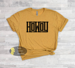 Retro Howdy Western T-Shirt