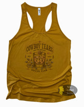 Load image into Gallery viewer, Cowboy Tears On The Rocks Western Women&#39;s Tank Top
