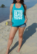 Load image into Gallery viewer, Errbody At The Beach Getting Tipsy Sumer Beach Women&#39;s Tank Top
