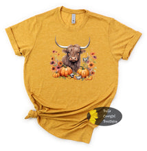 Load image into Gallery viewer, Pumpkin And Yak Western fall T-Shirt
