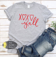 Load image into Gallery viewer, XOXO Y&#39;all Valentine&#39;s Day Women&#39;s T-Shirt
