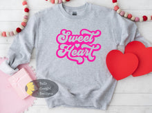 Load image into Gallery viewer, Retro Sweetheart Valentine&#39;s Day Sweatshirt
