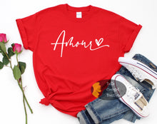 Load image into Gallery viewer, Amour Love Valentine&#39;s Day Women&#39;s T-Shirt
