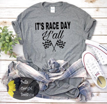 Load image into Gallery viewer, It&#39;s Race Day Y&#39;all Racing Flags Women&#39;s T-Shirt
