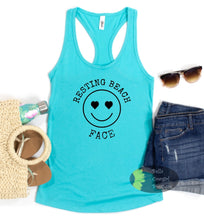 Load image into Gallery viewer, Resting Beach Face Women&#39;s Tank Top
