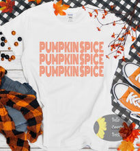 Load image into Gallery viewer, Pumpkin Spice Halloween Autumn Fall T-Shirt
